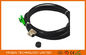 ODC Female Black Fiber Optic Patch Cord 4 Cores LC Optical Cable
