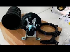 48 lõi nhiệt thu hẹp mái vòm sợi quang kết nối khép 1 hình bầu dục 3cổng Arial Pole Wall Mount