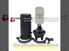 GJS-9501B 144 lõi nhiệt thu hẹp mái vòm sợi quang kết nối khép 1 hình bầu dục 4cổng Arial Pole Wall Mount