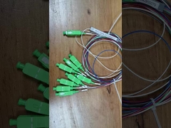 PLC phân tách sợi quang 1x8 với kết nối SC màu đơn chế độ cho mạng PON XGPON