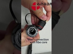 PDLC / DLC GYFJH 4 lõi sợi quang patch cáp LC sử dụng ngoài trời