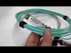 Cáp AOC 25G SFP28 đến SFP28 truyền 5m, OM3 300 aqua 850nm với kéo màu đen
