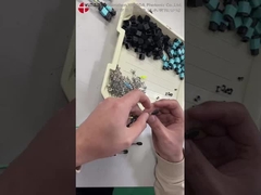 Đường cực B 12 Sợi quang MTP MPO APC Phụ nữ đến nam Patch Cord Truck Cable Assembly