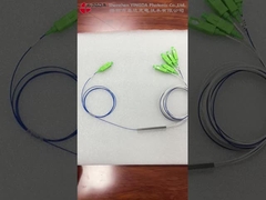 Giá nhà máy FTTH không cân bằng 1 * 5 Mini Type PLC Splitter SC Connector Điện lực viễn thông quang