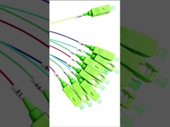 Phân phối hiệu quả tín hiệu quang Sợi quang PLC Splitter 1 * 4 Không có đầu nối cho mạng PON