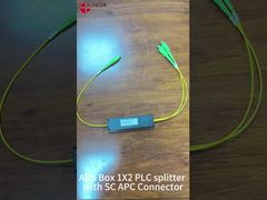 Hộp ghép nối FBT băng thông rộng hai cửa sổ 2mm 1 x 2 SFF ABS ISO SGS ROHS