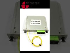 A Closer Look: Fiber splitter PLC SC APC 1X4 with 2mm pigtail cable for input port