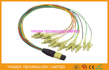 Mua Cáp MTP MPO có mật độ cao - LC 12 Cấu trúc cáp Hydra lõi Các bộ nối Mạch Nam Với Các Chì Hướng dẫn sản xuất trực tuyến