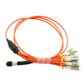 Mua Cáp LC Simplex MTP MPO OS19 / 125UM Cáp bó 12 sợi Đóng gói chân không sản xuất trực tuyến