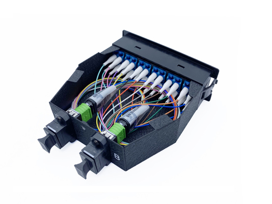 Mua 8 sợi MPO Cassette Mô-đun G657A2 LSZH OM3 Cáp đa chế độ 10G cho Trung tâm Dữ liệu sản xuất trực tuyến