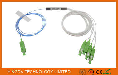 Mua 1 * 4 SC / APC Blockless PLC Bộ phận tách loại 900um FTTH PON thụ động ODN LSZH 1Meter Pigtails sản xuất trực tuyến