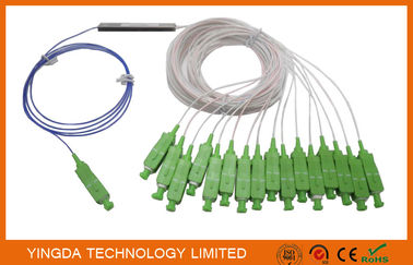 Mua Bộ chia cáp quang thụ động mini GPON FTTH 1 * 16 900um Đầu nối SC APC đơn chế độ sản xuất trực tuyến