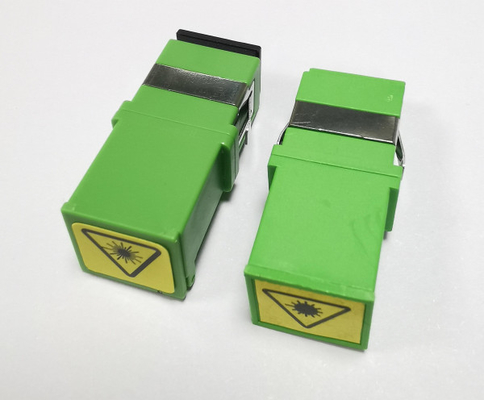 Mua Bộ chuyển đổi sợi quang SC APC SM Simplex Màn trập không có mặt bích Màu xanh lá cây sản xuất trực tuyến
