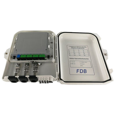 Mua Trong nhà ngoài trời 8 cổng Hộp kết thúc sợi quang FTTH Khóa vít cho LGX Module 1x8 Splitter sản xuất trực tuyến