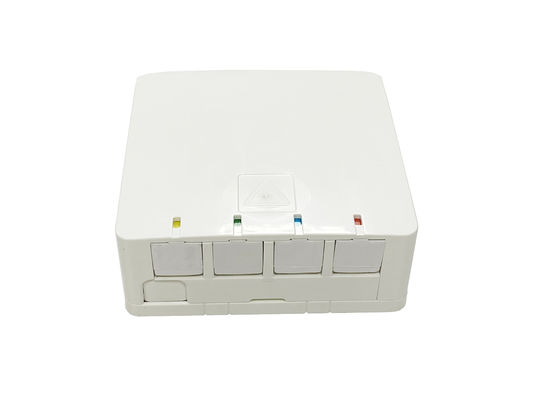 Mua Hộp kết thúc sợi quang trong nhà 4 cổng DIN Giá đỡ OTB có nắp chống bụi sản xuất trực tuyến