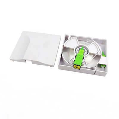 Mua FTTH Indoor ABS 1 Core SC Adapter Invisible Fiber Optical Rosette Box ABS Hộp sợi trắng sản xuất trực tuyến