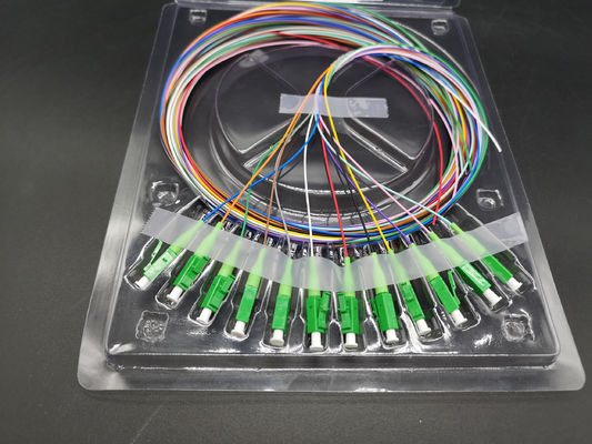 Mua Đầu nối LC APC Cáp quang 12 màu Bím tóc SM G657A1 Hộp vỉ LSZH sản xuất trực tuyến