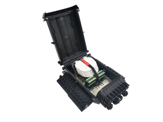 Mua IP68 16Ports cáp sợi doanh hộp, đen PP sợi quang Enclosures ngoài trời sản xuất trực tuyến