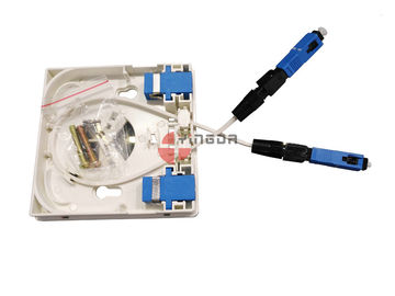 Mua FTTH Socket Panel Trong Tường Build Walling Với Screws Cáp Mặt Trước Out Outlet sản xuất trực tuyến