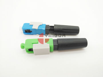 Mua Chế độ đơn 9 / 125um SC Trường Kết nối Có thể Cài đặt Đầu nối FAST Cáp quang sản xuất trực tuyến
