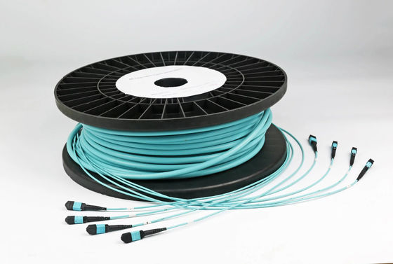Mua YINGDA Fiber Optic Manufacturer MTP MPO Connector Cáp thoát sợi 48core SM MM cho mạng 20M sản xuất trực tuyến
