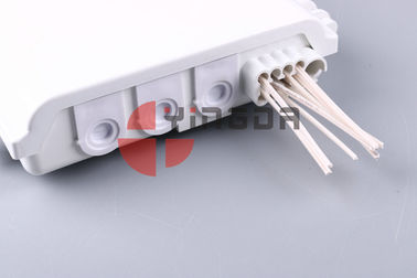 Mua Hộp phân giải quang học Outdoor ABS 8 lõi, Hộp kết nối cáp không nối cho 1x8 PLC Splitter Trắng sản xuất trực tuyến