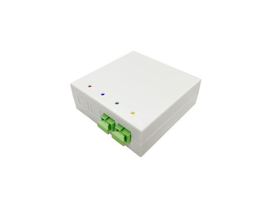 Mua 4 cổng trong nhà Fiber Optic Outlet Box FRB-4C cho DIN 35mm Rack gắn OTB trắng sản xuất trực tuyến