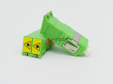 Mua Bộ chuyển đổi quang đôi SM LC / APC màu xanh lá cây với màn trập, không có mặt bích sản xuất trực tuyến