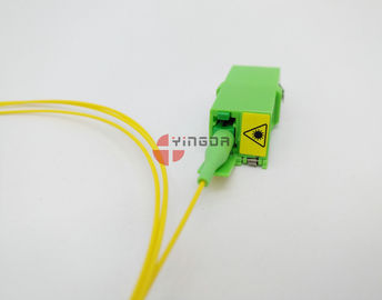 Mua Bộ chuyển đổi quang đơn mode Simplex LC / APC, Bộ ghép nối cáp quang màu xanh lục LC sản xuất trực tuyến