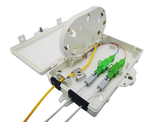 Mua Tất cả lắp đặt ánh sáng Xám FTTH hộp sợi quang cho 2pcs SC SX hoặc LC DX Adapter sản xuất trực tuyến