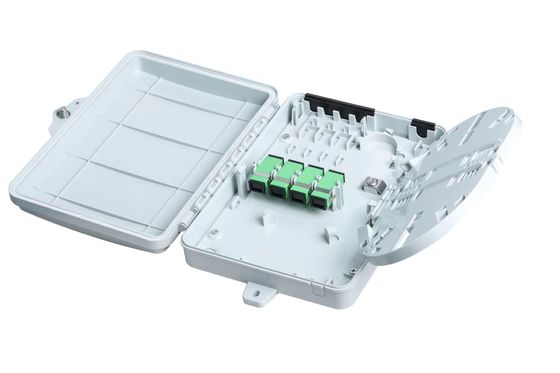 Mua 2-8 Capacity Fiber Fiber Optic Termination Box tương thích với PLC Splitter và SC/LC Adapter sản xuất trực tuyến