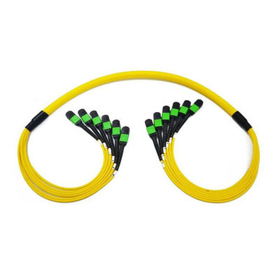 Mua 72 Sợi SM MPO Truck Cable G657A1 LSZH Jactet Màu vàng Để truyền dữ liệu nhanh chóng và ổn định sản xuất trực tuyến