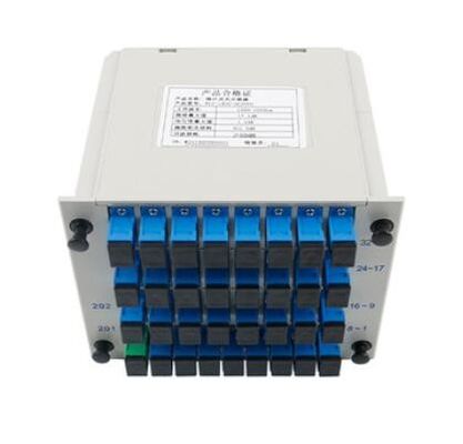 Mua Hiệu suất chính xác Splitter Sợi đơn chế độ PLC 1x32 kiểu dọc SC UPC APC Connector sản xuất trực tuyến