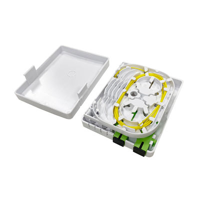 Mua FTTH PON Plastic Optical Rosette Caja Terminal 2SC Port Fiber Optic Termination Box để lắp đặt trên tường sản xuất trực tuyến