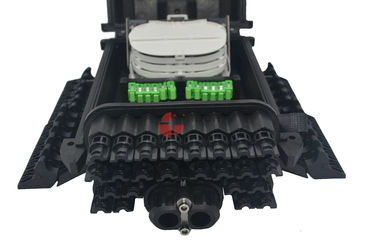 Mua 1 x 8 hộp cáp quang, 24 cổng PP sợi quang splitter đóng cửa đen sản xuất trực tuyến