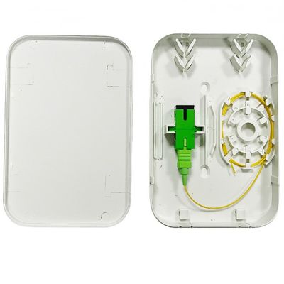 Mua Nhựa 1 lõi SC/APC Fiber Optic Outlet Socket Panel Wall Mount Fiber Optic Termination Box Rossette NAP sản xuất trực tuyến