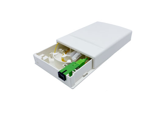 Mua 1 lõi ổ cắm quang kết thúc hộp sợi ABS để cài đặt tường nhà với adapter SC sản xuất trực tuyến