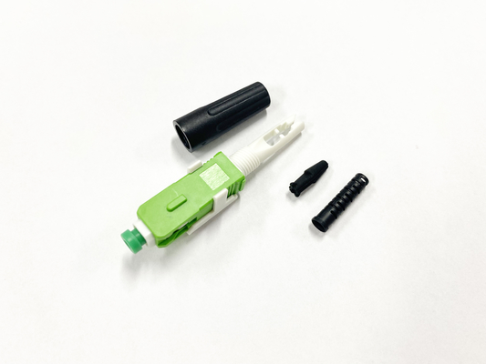Mua Kết nối nhanh SC APC IL 0.3dB Với Pusher Fiber Optic Fast Quick Connector Cho Cáp 3mm Round Ftth Drop sản xuất trực tuyến