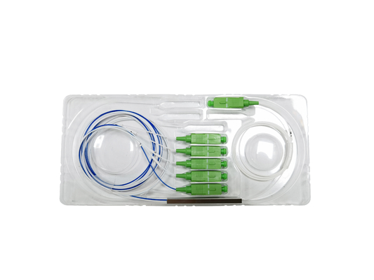 Mua Giá xuất xưởng FTTH Bất đối xứng 1*5 Bộ chia PLC loại Mini Đầu nối SC Viễn thông Quang học cho Hệ thống Mạng Quang học sản xuất trực tuyến