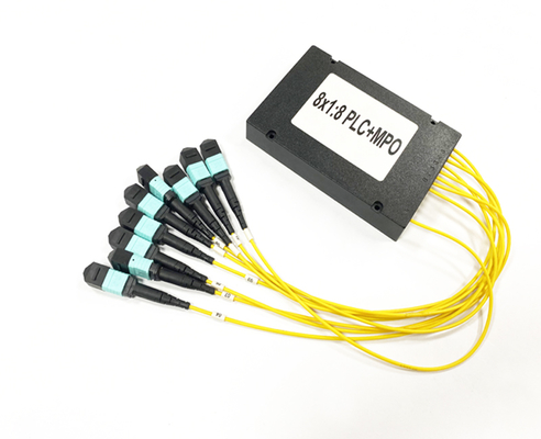 Mua MPO MTP Connector Fiber Optic Splitter FTTH 8PCS 1x8 2.0mm ABS Cassette Multimode OM3 PLC Splitter 1M sản xuất trực tuyến