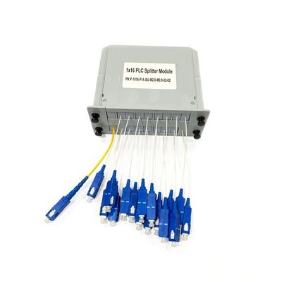 Mua New Fiber Optic PLC Splitter Plug-in type 1x16 LGX box card insert with SC/UPC Connector module in Telecommunication systems sản xuất trực tuyến