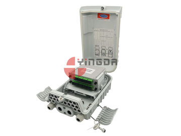 Mua Hộp cáp quang 16 cực cực gắn kết IP66 cho FTTH Nap Caja Terminal Grey sản xuất trực tuyến