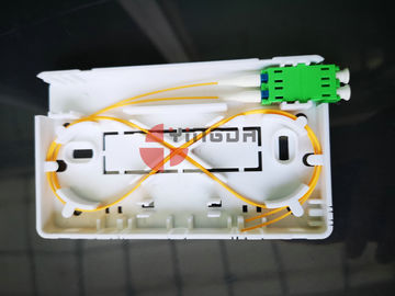 Mua 2 cổng LC / APC Cáp quang kép Người dùng cuối Hộp thuê bao bằng nhựa Treo tường sản xuất trực tuyến