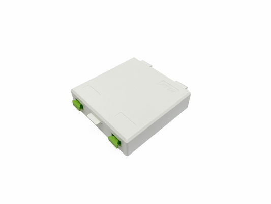 Mua Hộp kết cuối cáp quang trong nhà 2 cổng FTTH Ổ cắm tường Unibody 86 * 86 * 23mm sản xuất trực tuyến
