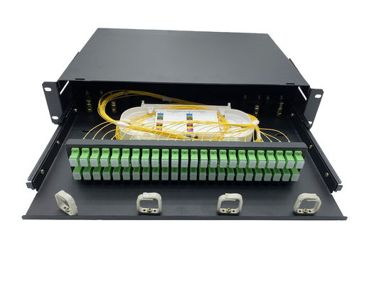 Mua Tủ trung tâm dữ liệu Giá đỡ Bảng điều khiển sợi quang 65dB sản xuất trực tuyến