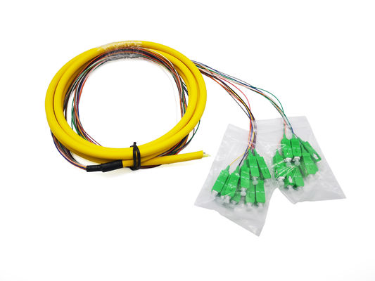 Mua 18 màu Sợi quang Pigtail 3Mts Fanout Tight Buffer SC G657A1 LSZH 0.9mm sản xuất trực tuyến