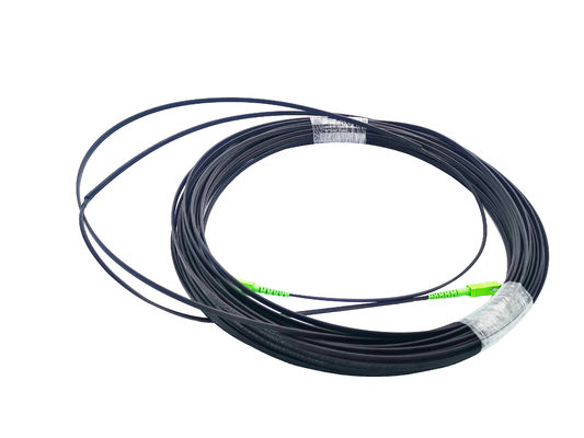 Mua FTTH SC Patch Cord Tự hỗ trợ 3 Cáp thả dây thép 2x5mm G657A1 Đen ngoài trời sản xuất trực tuyến
