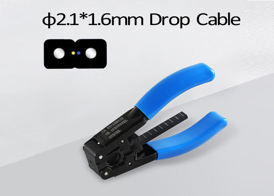Mua Mini 2.1X 16 Mm FTTH Drop Cable Stripper 1 Core 2 Core Vật liệu thép carbon sản xuất trực tuyến
