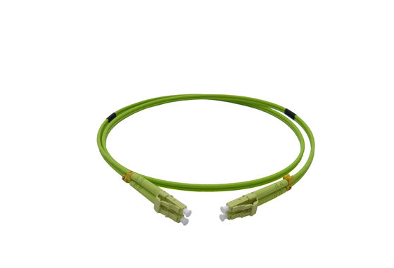 Mua Trung tâm dữ liệu Dây nhảy quang OM5 LC zipcord 100G 40G Cáp mạng Green 1M 3mm LSZH sản xuất trực tuyến