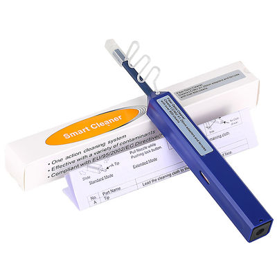 Mua Sợi quang FTTH One Click LC MU Connector 1.25mm Cleaner Clean Pen Loại Bút làm sạch Màu xanh CE ROHS sản xuất trực tuyến